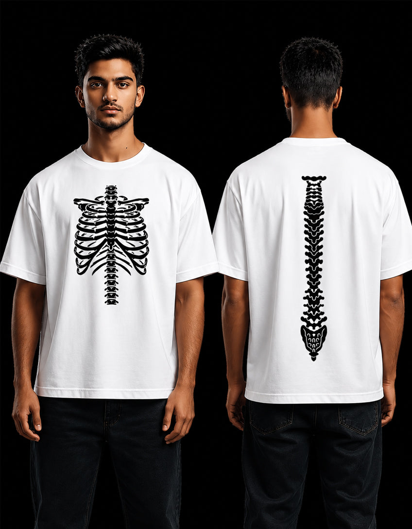 Bones front back - Unisex Classic Crew T-Shirt