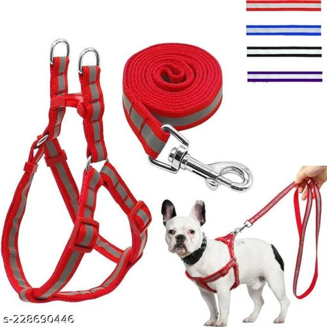 Harness with Leash for Dog (Multicolor)