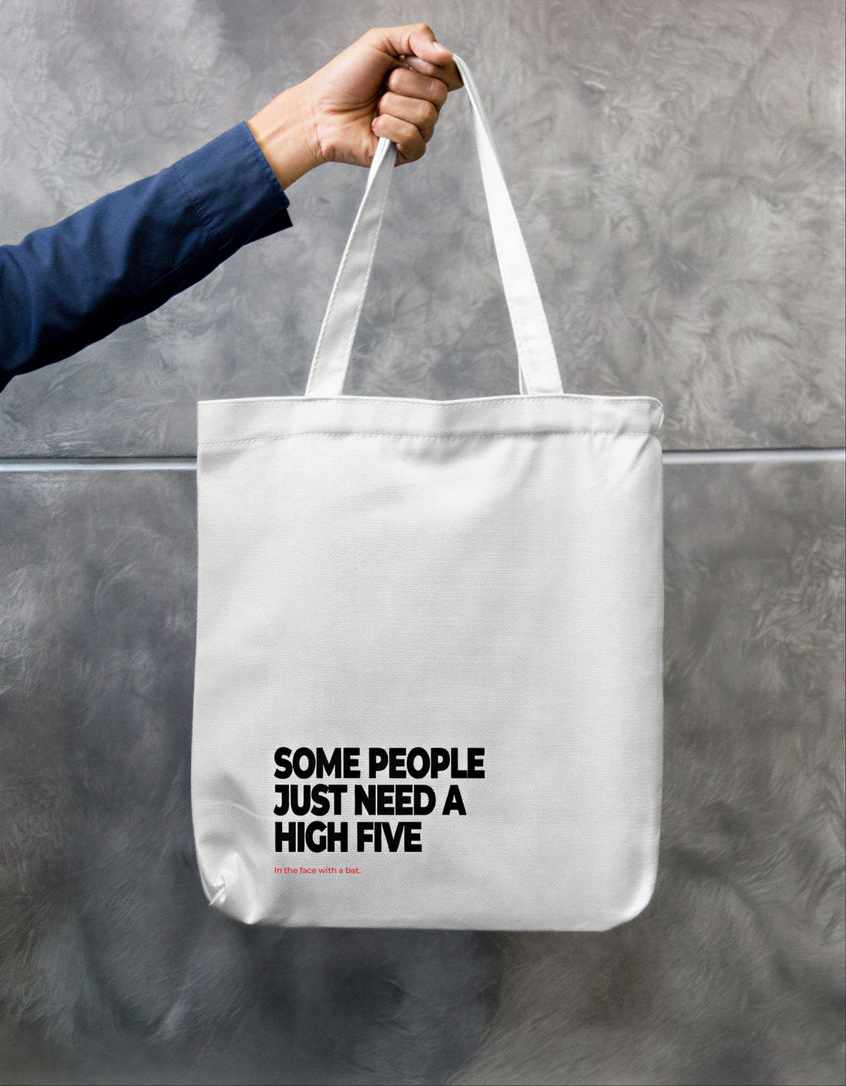 High Five Tote Zipper Bag