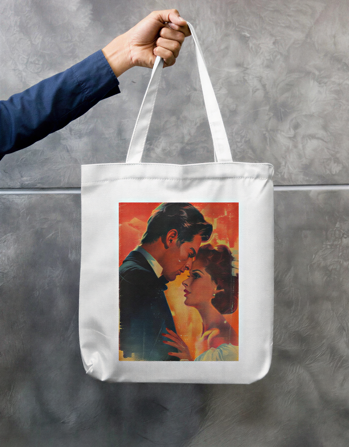 Movie Poster Tote Bag Zipper